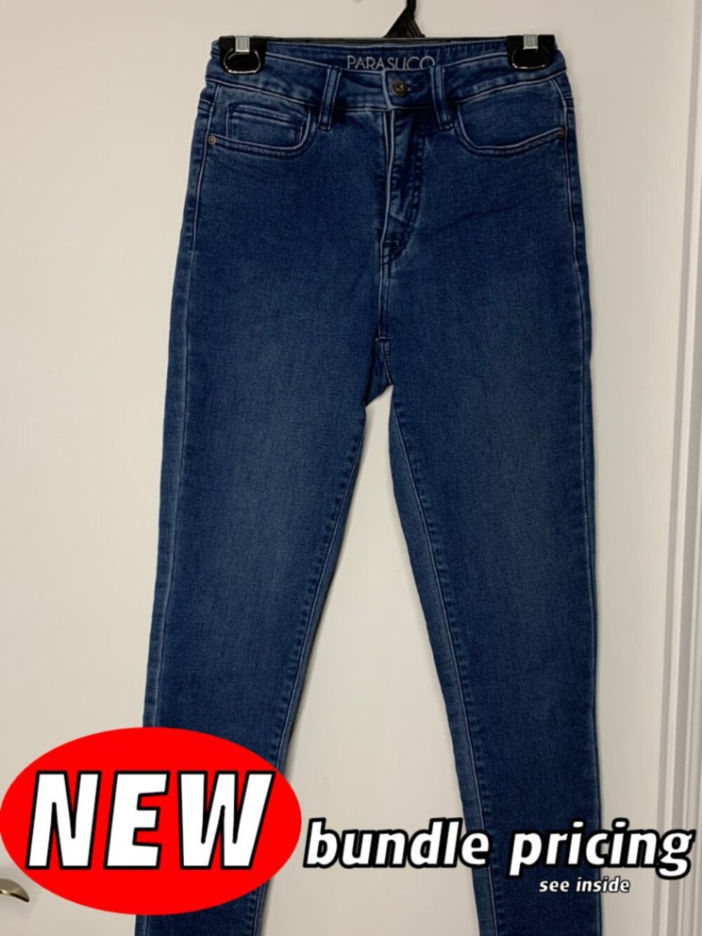 Parasuco Blue Skinny Jeans Size 4